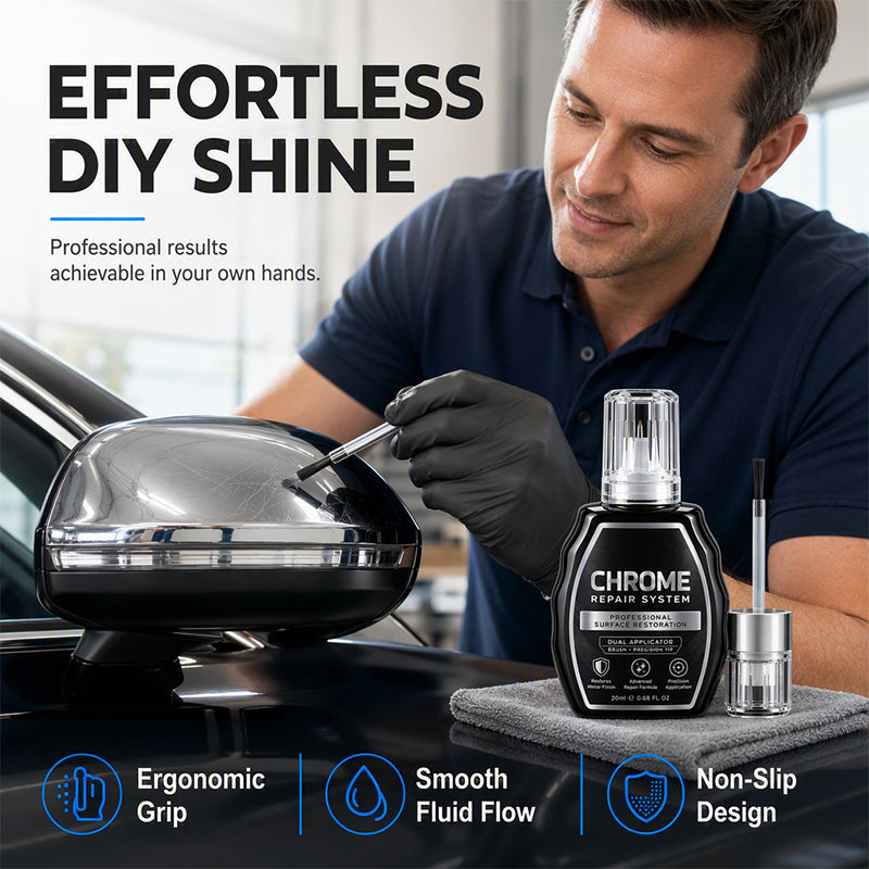 Chrome Restoration Set – Removes Oxidation & Restores High-Gloss Metallic Finish