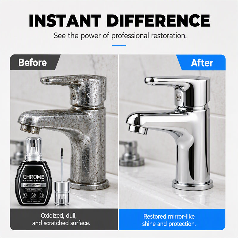 Chrome Restoration Set – Removes Oxidation & Restores High-Gloss Metallic Finish