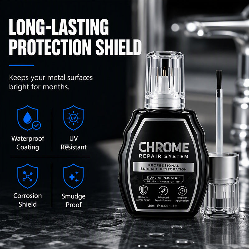 Chrome Restoration Set – Removes Oxidation & Restores High-Gloss Metallic Finish